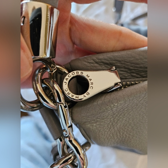 Marc Jacobs light gray Jumbo 2 Way satchel - Picture 3 of 10